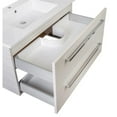 thumbnail image 6 of Cutler Kitchen and Bath Silhouette 36" Wood/Marble Bathroom Vanity in Beige, 6 of 6