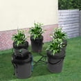 thumbnail image 4 of Peakora Bucket Drip Growing System with 4 Buckets 12W Hydroponics Drip Growing System 4 Sites Dutch Buckets W/Air Pump for Home Garden 5.28gal Capacity, 4 of 19