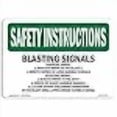 thumbnail image 3 of SignMission OS-SI-A-1824-L-11429 18 x 24 in. OSHA Safety Instructions Sign - Blasting Signals Warning Signal 5 Minutes, 3 of 4