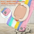 thumbnail image 5 of Case for iPad Mini 5/4 Generation 7.9 inch, 360 Degree Rotating Hand Grip Shockproof Cover with Shoulder Strap, Colourful Pink, 5 of 7