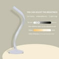 thumbnail image 3 of Labymos Modern Table Lamp Spiral Design LED Nightstand Lamps Decorative Night Lights Metal Bedside Lamp, 3 of 8