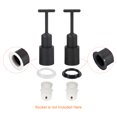 thumbnail image 5 of Unique Bargains E14/E27 Light Socket Rings Lamp Shade Holder Ring Replacement with Removal Tool 1 Set/14pcs, 5 of 5