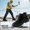 thumbnail image 4 of LAoutun Steel Toe Shoes for Men Lightweight Work Boots Comfortable Safety Boots Industrial Shoe, 4 of 6