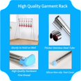 thumbnail image 6 of Portable Foldable Garment Rack Stainless Steel Compact Travel Drying Rack, 6 of 6