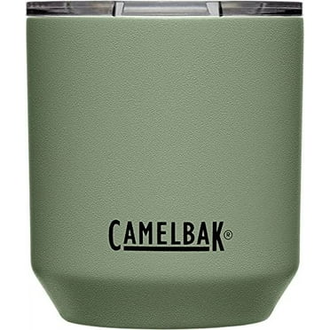 CamelBak Horizon 10 oz Rocks Tumbler - Cocktail Glass - Insulated Stainless Steel - Tri-Mode Lid, Moss