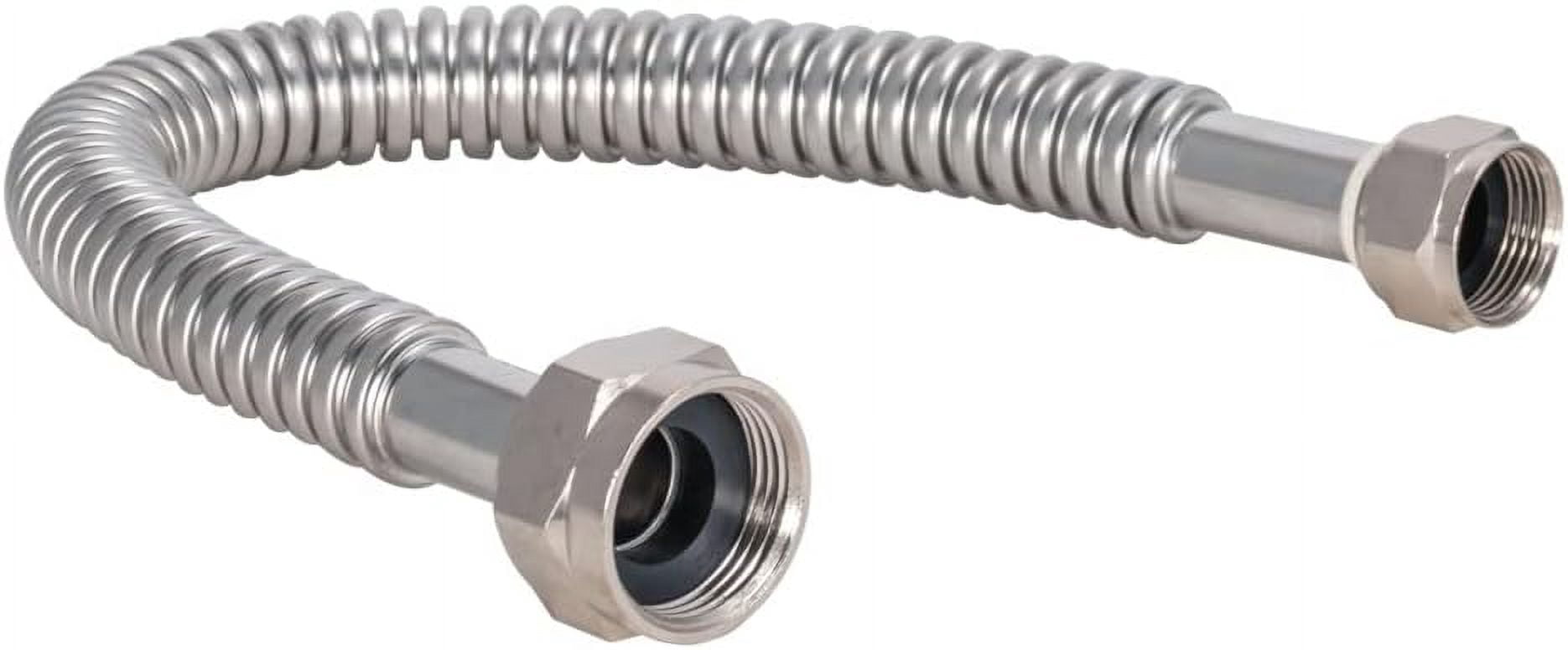 Eastman 0437524 Corrugated Stainless Steel Water Heater Connector, 3/4 inch FIP x 1 inch FIP, 24 inch