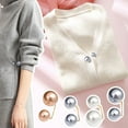thumbnail image 4 of Aellinatey Pearl Brooch Pins Safety Pins Scarf Clip Clothes Waist Pins For Dress, 4 of 20