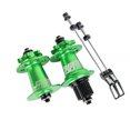 thumbnail image 2 of Eigraketly 1 Juego de cubo de bicicleta de montaña portátil 12 velocidades reemplazo 32 agujeros profesional elegante montar bicicletas cubos accesorios Ciclismo Verde Eigraketly OD028495-02, 2 of 6