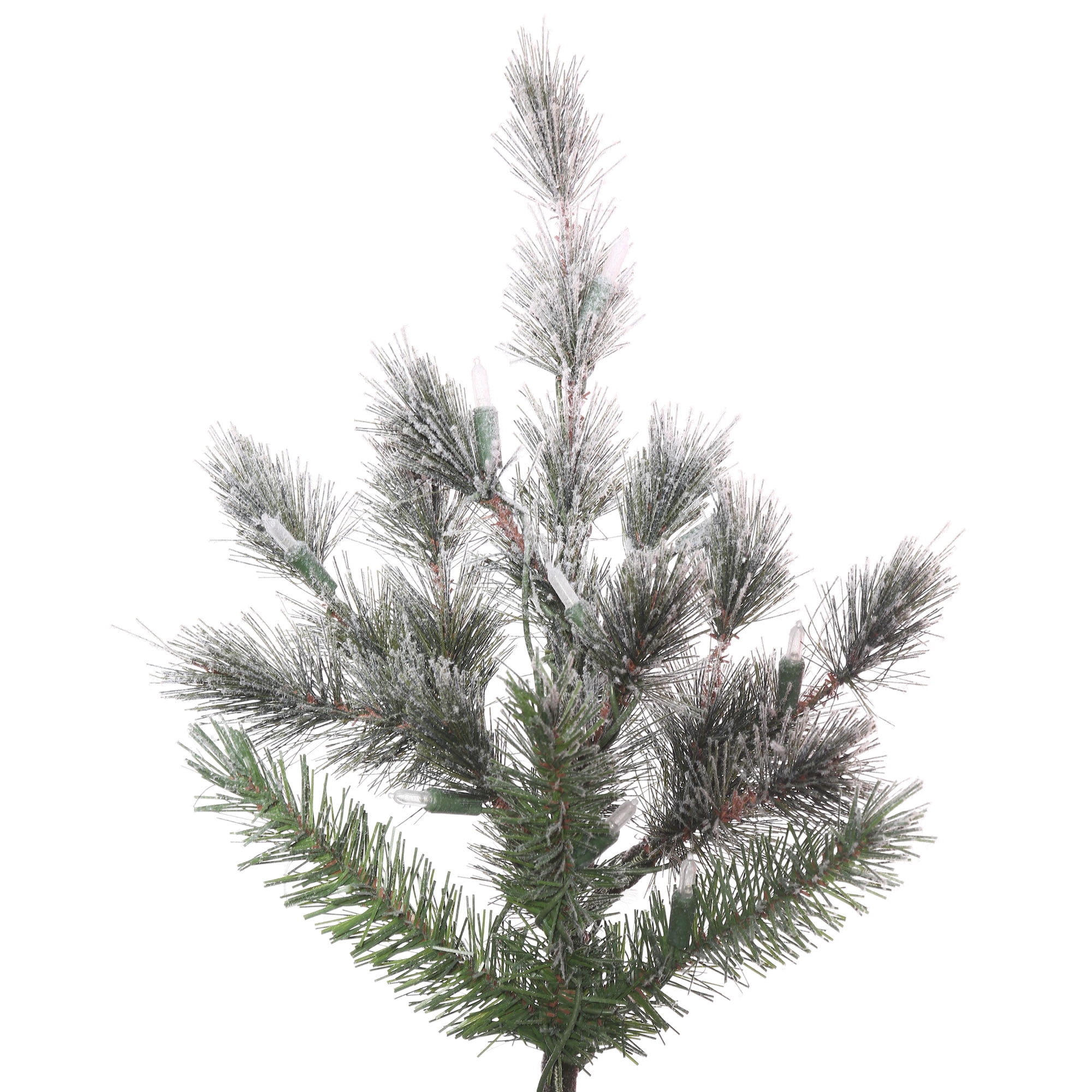 Vickerman 7.5' x 56" Frosted Lacey Artificial Christmas Tree, Unlit
