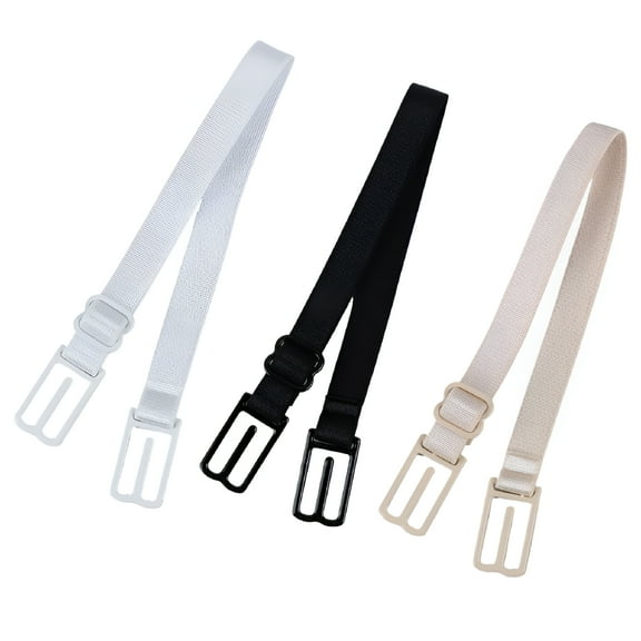 TELOLY 3 Pack Bra Strap Holders for Slipping, Bra Strap Clips Racerback Converters Elastic Bra Strap Holder Bra Clips to Make Racerback Conceal Straps Bra Accessories, 3 Colors