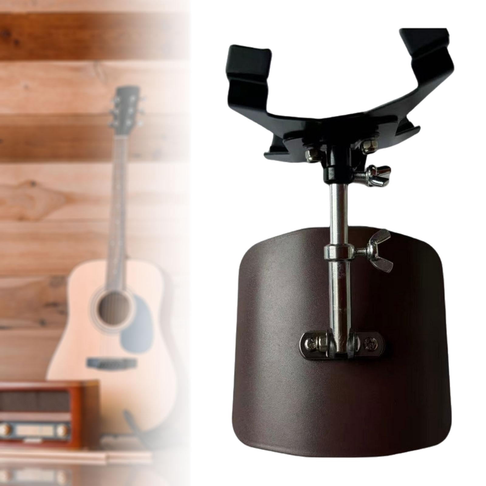 LeeQinersw Guitar Support Foldable Metal Practical Guitar Rest Support Stand Guitar Bracket Black plier