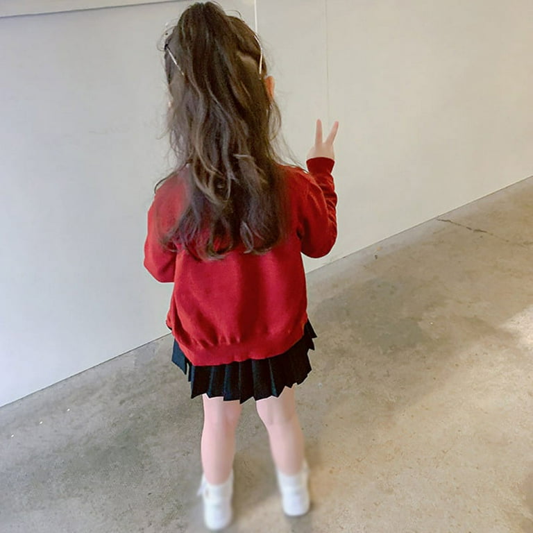 Bullpiano Summer Little Girls Casual Pleated Skirt Kids