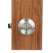Brinks Mobile Home Keyed Entry Classic Bell Style Doorknob, Stainless Steel Finish