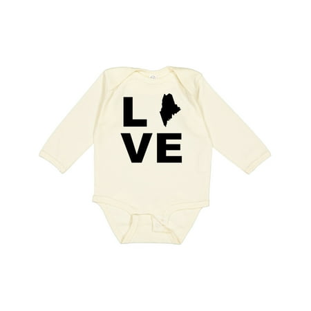 

Inktastic Love Maine Gift Baby Boy or Baby Girl Long Sleeve Bodysuit