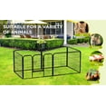 thumbnail image 3 of Bestpet Dog Playpen, 24 Inch Height 6 Panels Exercise Pen with Door, Indoor Outdoor Fence for Small Medium Pets, RV Camping Yard Black, 3 of 12