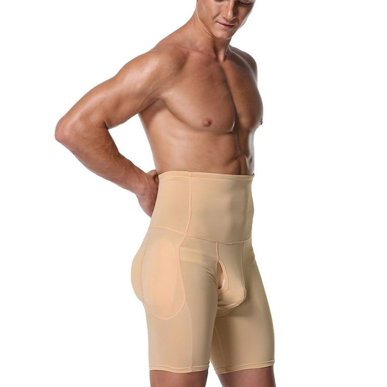 LEAPAIR Men's Underwear Boxer Briefs Tummy Control Shorts High Waist  Slimming Body Shaper Compression Shapewear Belly Girdle