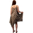 thumbnail image 2 of Peach Couture Womens Gypsy Fashion Handkerchief Hem Spaghetti Strap Tunic Dress, 2 of 4