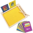 thumbnail image 1 of Montessori Letter Writing Set Sand Tray and Wooden Cards, Suitable for Classroom and Creative Drawin.,Multicolor, 1 of 9