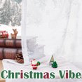 thumbnail image 6 of Curtainking Snowflake Christmas Curtains for Living Room Sheer Curtains Rod Pocket Drapes for Bedroom Xmas Curtians 96 Inches Long 2 Panels Set Winter Curtains Off White, 6 of 8