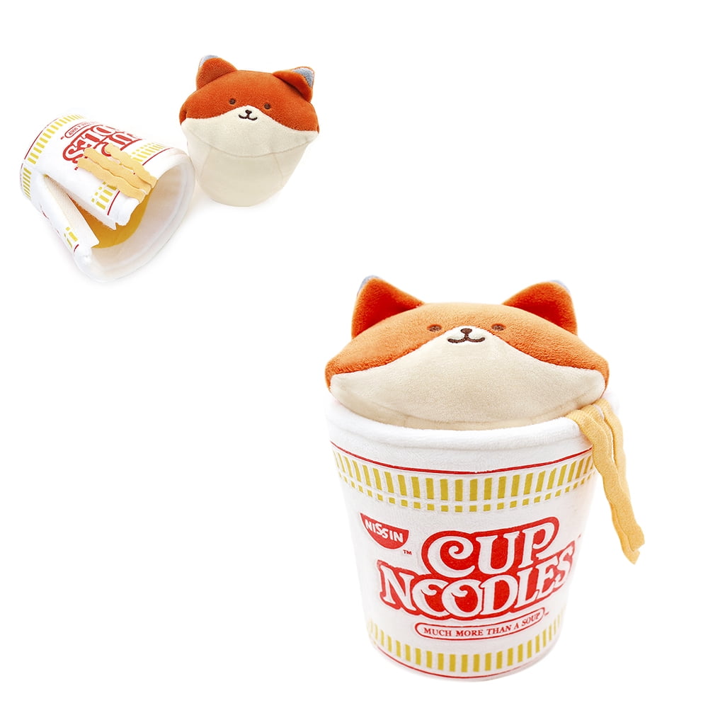 Anirollz x Nissin Cup Noodles Plush Small 6" with Blanket Foxiroll