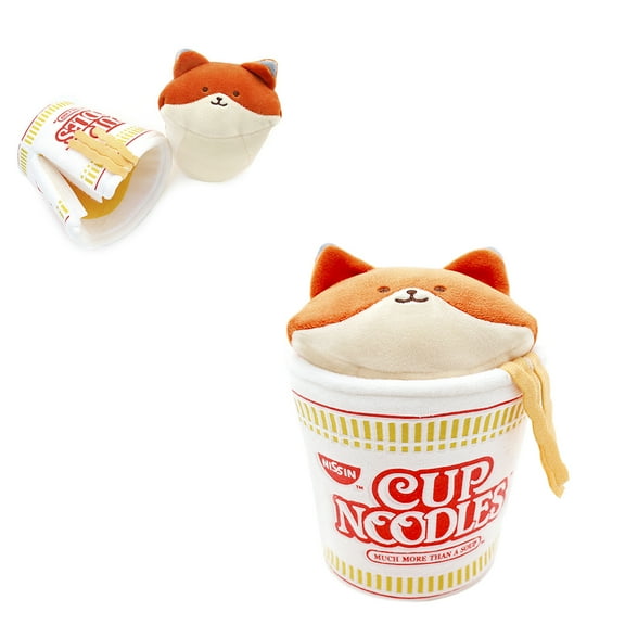 Anirollz x Nissin Cup Noodles Plush Small 6" with Blanket Foxiroll