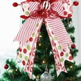 thumbnail image 3 of Bearachild Sombrero plegable para árbol de Navidad, decoración roja, blanca y verde, sombrero plegable para árbol de Navidad, caramelo Kits de decoración para fiestas, 3 of 6