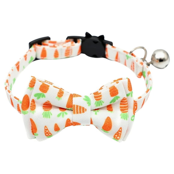 Easter Cat Collar Bowknot Bunny Cat Collar And Cat Collar Bow With Bell