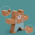 thumbnail image 3 of Wooden Bear Board Game Party Toy Balance Blocks Stacking Game Kids Education Toy Desktop Game, 3 of 7