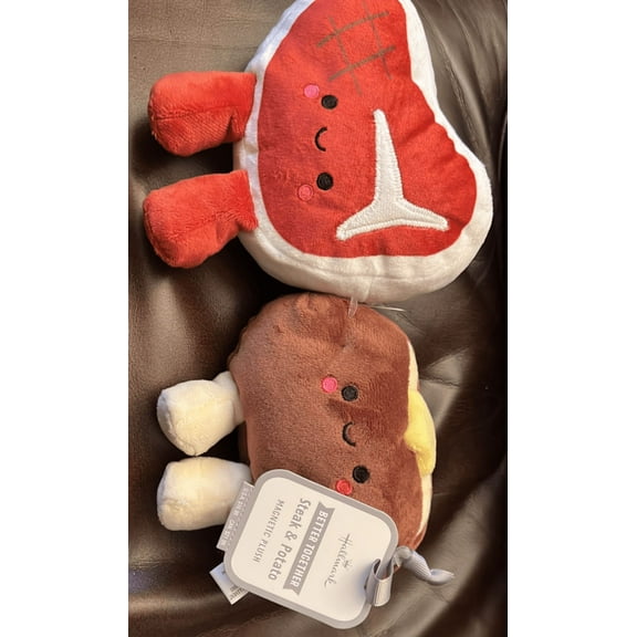 Better Together Steak and Potato Magnetic Plush New With Tag