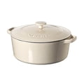 thumbnail image 1 of Cazuela Cuisinart Chef's Classic de hierro fundido esmaltado, 7 litros, crema, 1 of 2