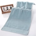 thumbnail image 2 of MintLimit Large Absorbent Cotton Bath Towel & Washcloth, Blue, 34 x 74cm, 2 of 4