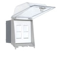 thumbnail image 2 of EFDOWPW-Eurofase Heating-Dual Duplex Switch Weatherproof Surface Mount and Gang Box - 20 Amp Per Pole-White Finish, 2 of 3