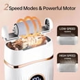 thumbnail image 5 of Electric Callus Remover for , Rechargeable Foot  with Digital Display, 3 Roller Heads & 2 Speeds - Professional Pedicure Tools for  Hard Cracked Dry  (White), 5 of 6