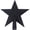 Black, variant on FXMLRLK 1 Pieces 7.87 Inch Glitter Christmas Star Tree Topper for Holiday Decorations, Small Christmas Tree Topper Xmas Tree Topper Ornaments for Christmas Tree Decoration, Blue