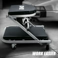 thumbnail image 5 of DNA Motoring TOOLS-00187 40 Inches 2 IN 1 Rolling Folding Car Creeper Seat 6 Pcs 2" Casters Gray, 5 of 6