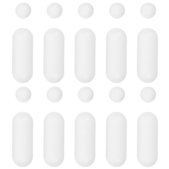 Himition 10 Set Toilet Seat Bumper Replacement Kit for Bidet Universal Toilet Seat Bumpers Pads for Use with Bidets Stick on for Home and Hotel