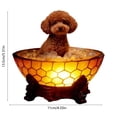 thumbnail image 2 of Dog Series Reading Light LED Resin Statue, 2 of 6