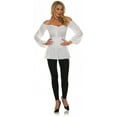 thumbnail image 2 of Underwraps White Renaissance Woman's Costume Shirt | X-Large Female, 2 of 2