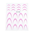 thumbnail image 2 of FSTDelivery Gradient French Line Nail Stickers Kit - Reusable Self-Adhesive Nail Art Decals with Geometric Patterns, DIY Manicure Designs for Women, Easy Apply Salon-Quality, 2 of 7