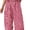 Red, variant on Wrongduck Womens Cotton 2 Piece Set Plaid Sleeveless Top Wide Leg Pants Summer Lounge Outfit Matching Vacation Travel Casual Outfit 2026