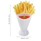thumbnail image 3 of Vaso para mojar papas fritas con soporte para kétchup, recipiente para condimentos y fiambreras 2 en 1, agarre antideslizante y diseño compacto para mojar fácilmente, ideal para noches de, 3 of 4