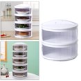 thumbnail image 3 of Sobras Preserve Box Cover Rack Keep Fresh Cocina Refrigerador Organizador 2 capas Sunnimix Estuche de almacenamiento de alimentos, 3 of 8