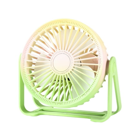 

USB Small Desk Fan - Portable Fans with 3 Speeds Strong Airflow Quiet Operation and 360°Rotate Personal Table Fan for Home Office Bedroom
