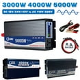 thumbnail image 2 of JIAN YA NA 5000W Pure Sine Wave Power Inverter DC 12V to AC 220V Converter for Car, Truck, Home, Vehicles, Boat, Power Converter, 2 of 13