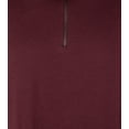 thumbnail image 3 of $178 Michael Kors Merino Wool Quarter-Zip Pullover, Burgundy, Size XL, 3 of 3