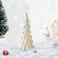 thumbnail image 6 of zhmrfg Christmas Decor-Ceramic Christmas Tree Desktop Ornament, White Miniature House Decoration for Home, Holiday Gift for Christmas, Cute Scene Layout Prop, Adds Cheer Warmth to Your Holiday Decor, 6 of 9