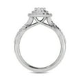 thumbnail image 4 of 14KT White Gold 1Ct.Tw. Diamond keyani Bridal Ring, 4 of 4