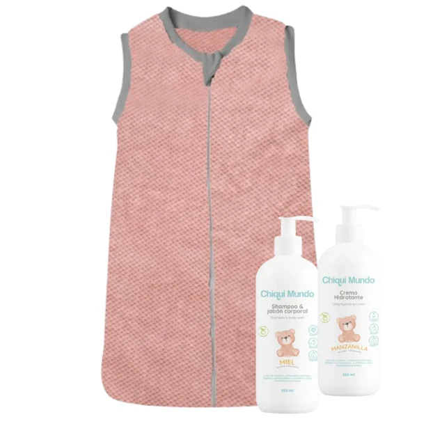 CHIQUI MUNDO SET REGALO SAQUITO, SHA&CRE VELVET ROSE
