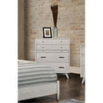 thumbnail image 5 of Flynn Mid Century Modern 4 Drawer Multifunction Chest w/Pull Out Tray, Gray, 5 of 7