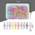 thumbnail image 3 of Apmemiss Liquidation Clip à Papier en Métal Multicolore Musique Clip à Papier en Forme de Note Ensemble de Fournitures de Bureau, 3 of 8